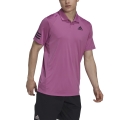 adidas Tennis-Polo Club 3 Stripes #22 lila Herren